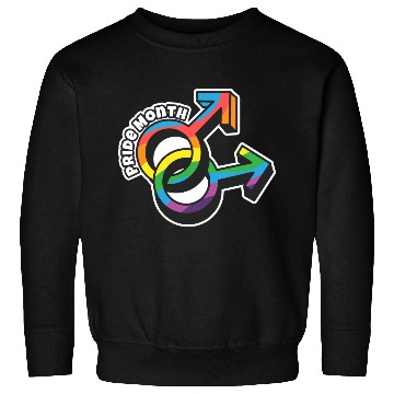 Discover Pride Month LGBTQ Sticker Sweatshirts