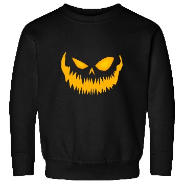 Discover Jack O Lantern Spooky Pumpkin Face Halloween Sweatshirts