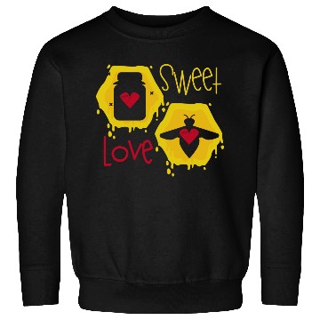 Discover Sweet love yellow honey bee Sweatshirts