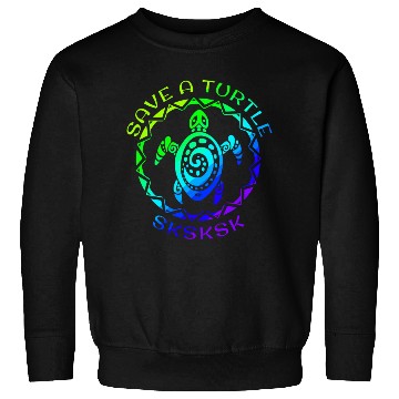 Discover Sksksk And I Oop Save The Turtles Meme Sweatshirts