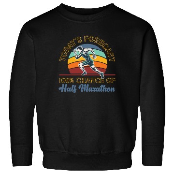 Discover Running Runner Half Marathon Retro Sweatshirts