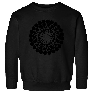 Discover Geometric Triangle Mandala Round Pattern Shape Sweatshirts