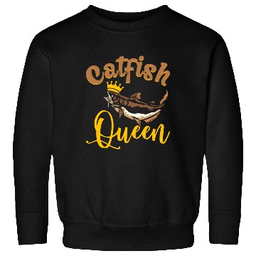 Discover Wels Catfish Design For A Catfish Queen Sweatshirts