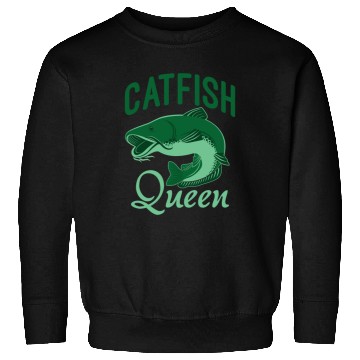Discover Wels Catfish Design For A Catfish Queen Sweatshirts