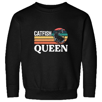 Discover Wels Catfish Design For A Catfish Queen Sweatshirts