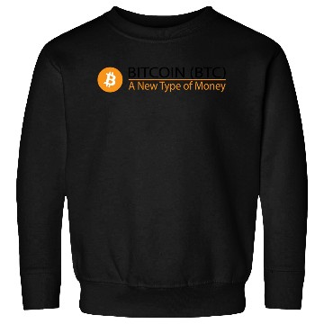 Discover Bitcoin Logo Wear Sweatshirts