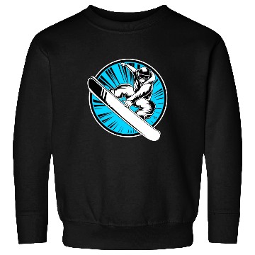 Discover Winter Vacation Snowboarding Snowboarder Sweatshirts
