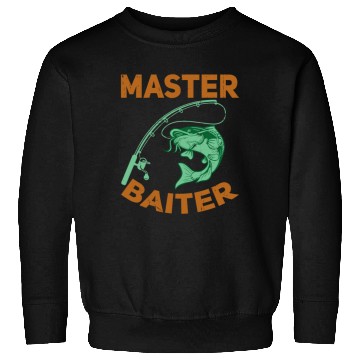 Discover Master Baiter - Wels Catfish Hunter Sweatshirts