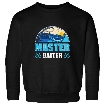 Discover Master Baiter - Wels Catfish Hunter Sweatshirts