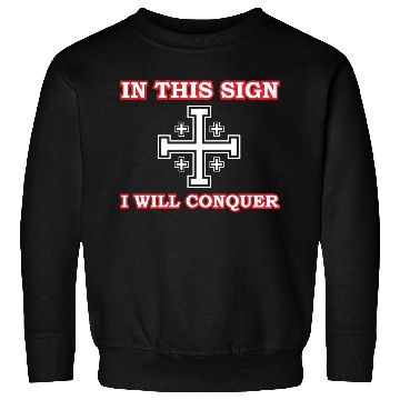 Discover Crusader Cross Of Jerusalem Knights Templar Sweatshirts