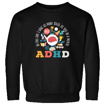 Discover ADHD Warrior Embrace Neurodiversity ADHD Awareness Sweatshirts