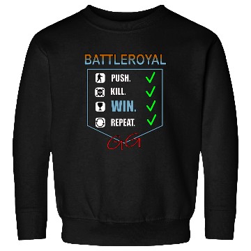 Discover Battle Royal Gaming Design Sweatshirts