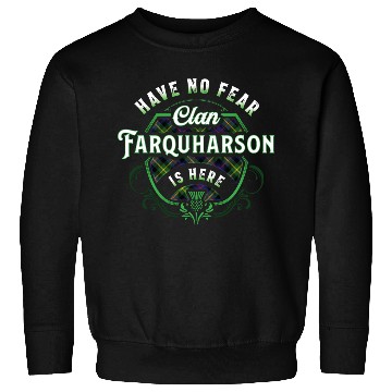Discover Funny Scottish Clan Farquharson Tartan No Fear Sweatshirts