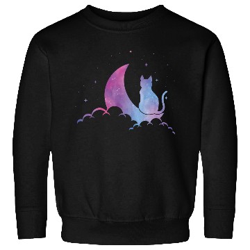 Discover Celestial Cat Lover Pastel Goth Feline Sweatshirts