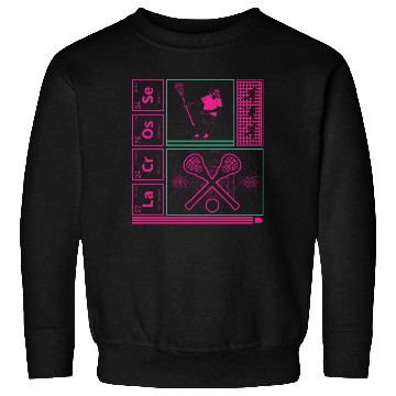 Discover Lacrosse Periodic Table Element Sweatshirts, Lacrosse