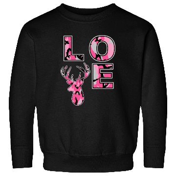 Discover K Camouflage Buck Love Deer Hunting Hunter Sweatshirts