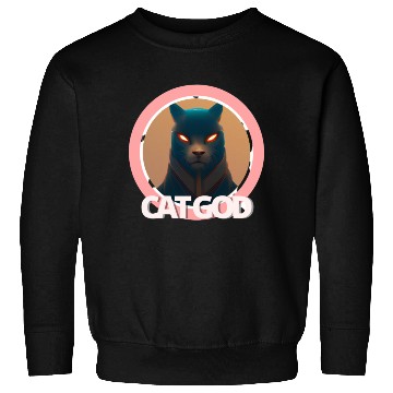 Discover Samurai Cat God Sweatshirts
