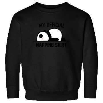 Discover MY OFFICIAL PANDA NAPPING Sweatshirts