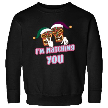 Discover I'm Watching You Christmas In July Surfing Santa C Sweatshirts