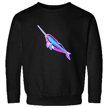 Discover Synthwave Narwhal Sweatshirts