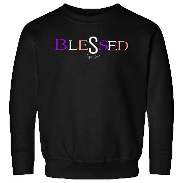 Discover Purple and pink blessed aka pimp shit type shit Sweatshirts