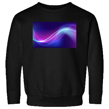 Discover Abstract Blue Pink Waves Sweatshirts
