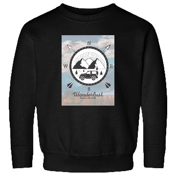 Discover Wanderlust Explore the Wild Adventure Sweatshirts