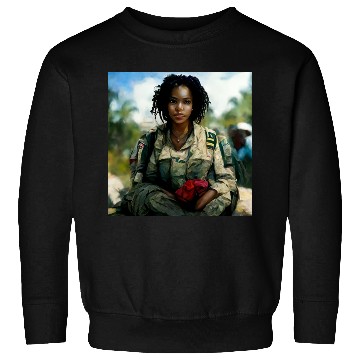 Discover Beautiful US army combat medic painting Sweatshirts