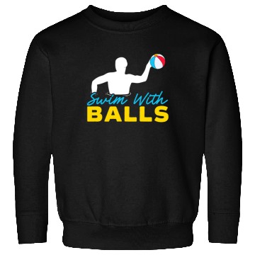 Discover Swim With Balls Inflatable Sphere Water Ball Sweatshirts