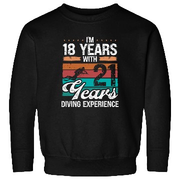 Discover 39 Birthday Idea Scuba Diving 39 Year Old Diver Sweatshirts