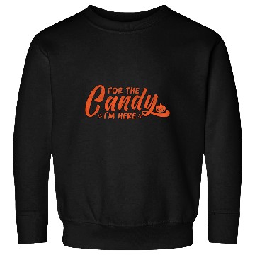 Discover The Candy I´M Here Halloween Orange Sweatshirts