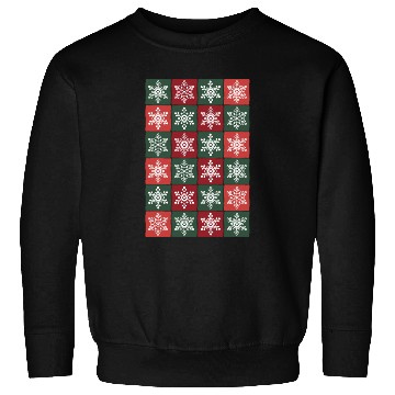 Discover Christmas pattern with snowflakes Sweatshirts