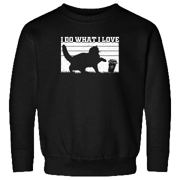Discover I Do What I Love - Cat Owner Cat Lover Funny Cat Sweatshirts