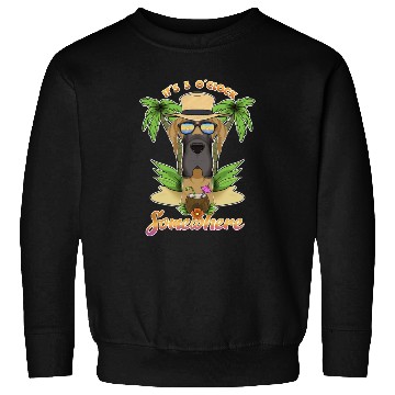 Discover It Is 5 O Clock Somewhere Drinking Great Dane Sweatshirts