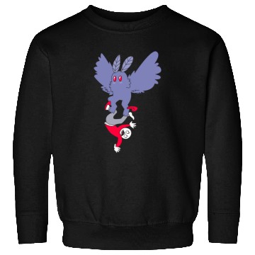 Discover Mothman Abducting Human Goth Cryptid Funny Mothman Sweatshirts