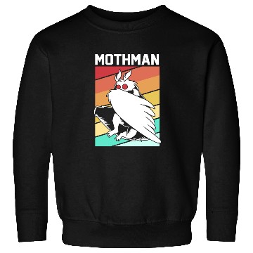 Discover Retro Mothman Cryptid 80s Vintage Mothman Sweatshirts