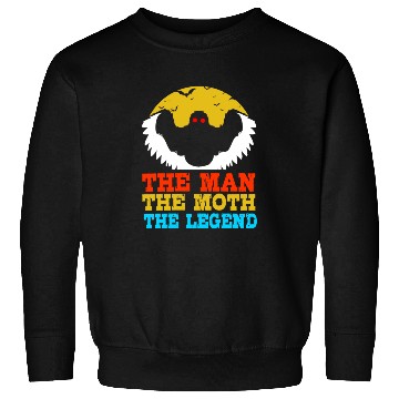 Discover Retro Mothman Cryptid The Man The Moth The Legend Sweatshirts