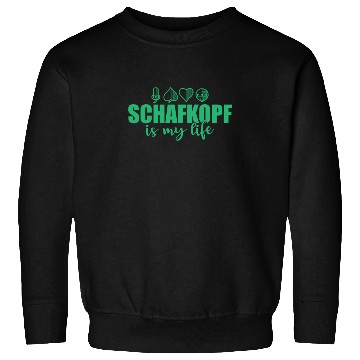 Discover Schafkopf is my Life Card Game playing Card Sweatshirts