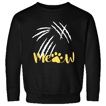 Discover meow cat scratch Sweatshirts