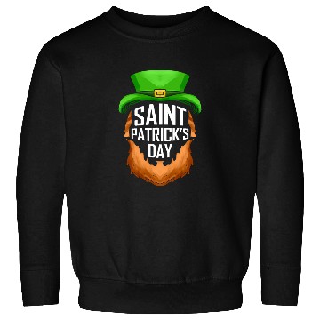 Discover Red Beard And Green Hat Logo For St. Patricks Day Sweatshirts