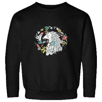 Discover Unicorn and flowers Sweatshirts