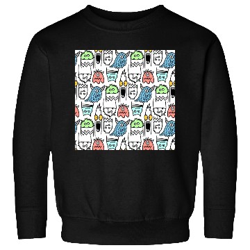 Discover SARAMOM scary pattern Sweatshirts