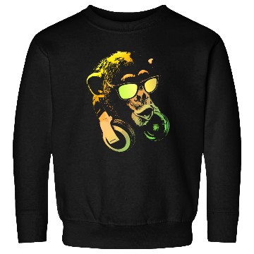 Discover Monkey DJ Yellow Sweatshirts