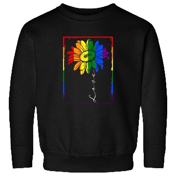 Discover Sunflower Love Rainbow Tolerance LGBT Sweatshirts