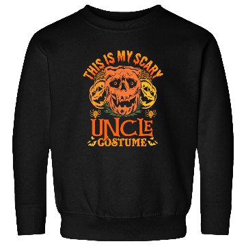 Discover This Is My Scary Uncle Costume Funny Halloween Sweatshirts