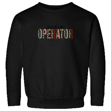 Discover Radio Operator Leopard Print Funny Sweatshirts