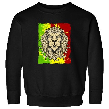 Discover Reggae Jamaican Lion Rasta African Sweatshirts