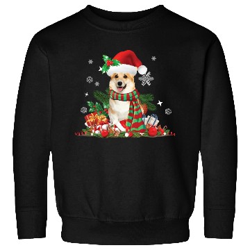 Discover Christmas themed Corgi dog Sweatshirts