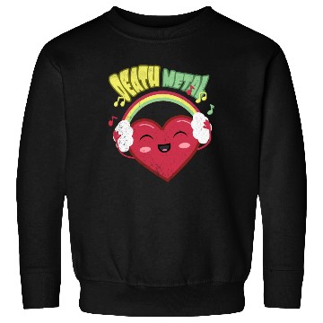 Discover Death Metal Cute Heart Sweatshirts