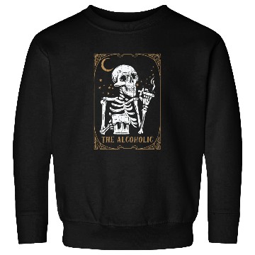 Discover Tarot Card Occult Club Gothic Vice Drinker Alcohol Sweatshirts